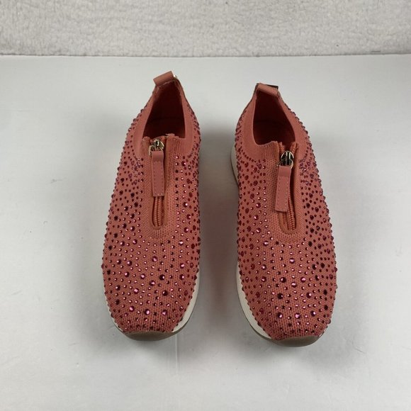 Kenneth Cole Reaction Cameron Zip Jewel Jogger Sneakers Women's 7.5 Sunset S0263 - Picture 3 of 10